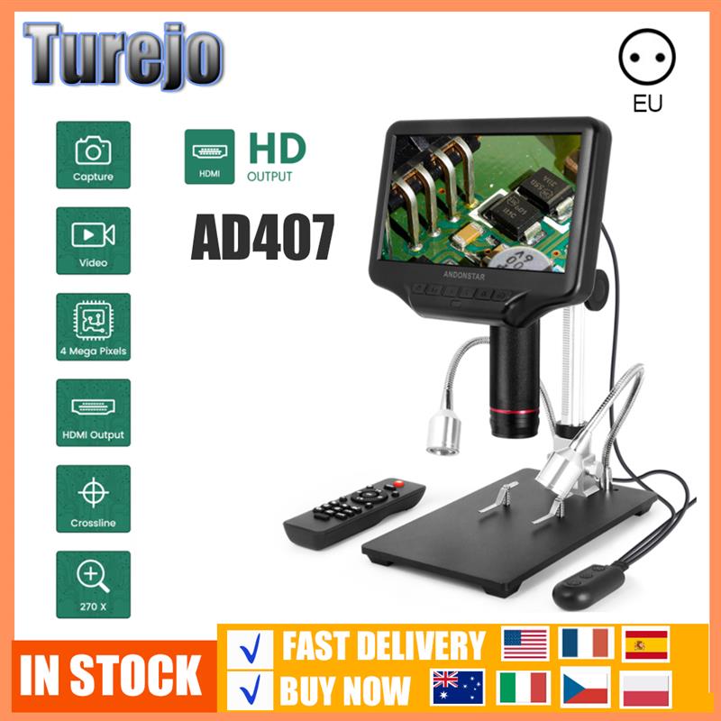 Andonstar AD407 USB ̰ HDMI 4MP UHD 7 ġ LC..